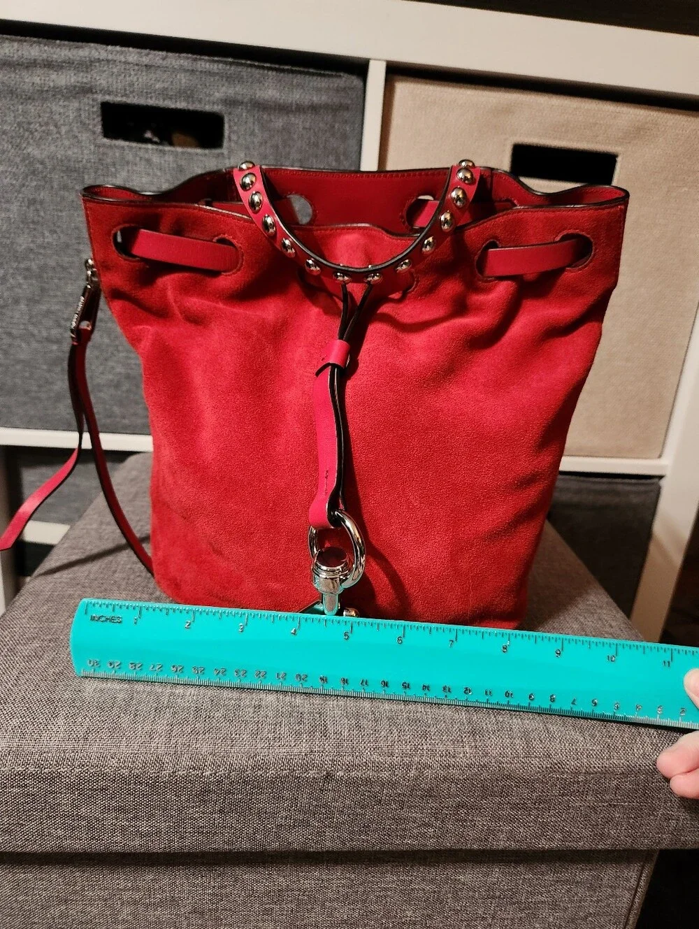 Rebecca Minkoff Studded Bucket Backpack